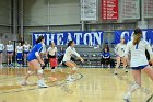 VB vs USCGA  Wheaton College Women's Volleyball vs U.S. Coast Guard Academy. - Photo by Keith Nordstrom : Wheaton, Volleyball